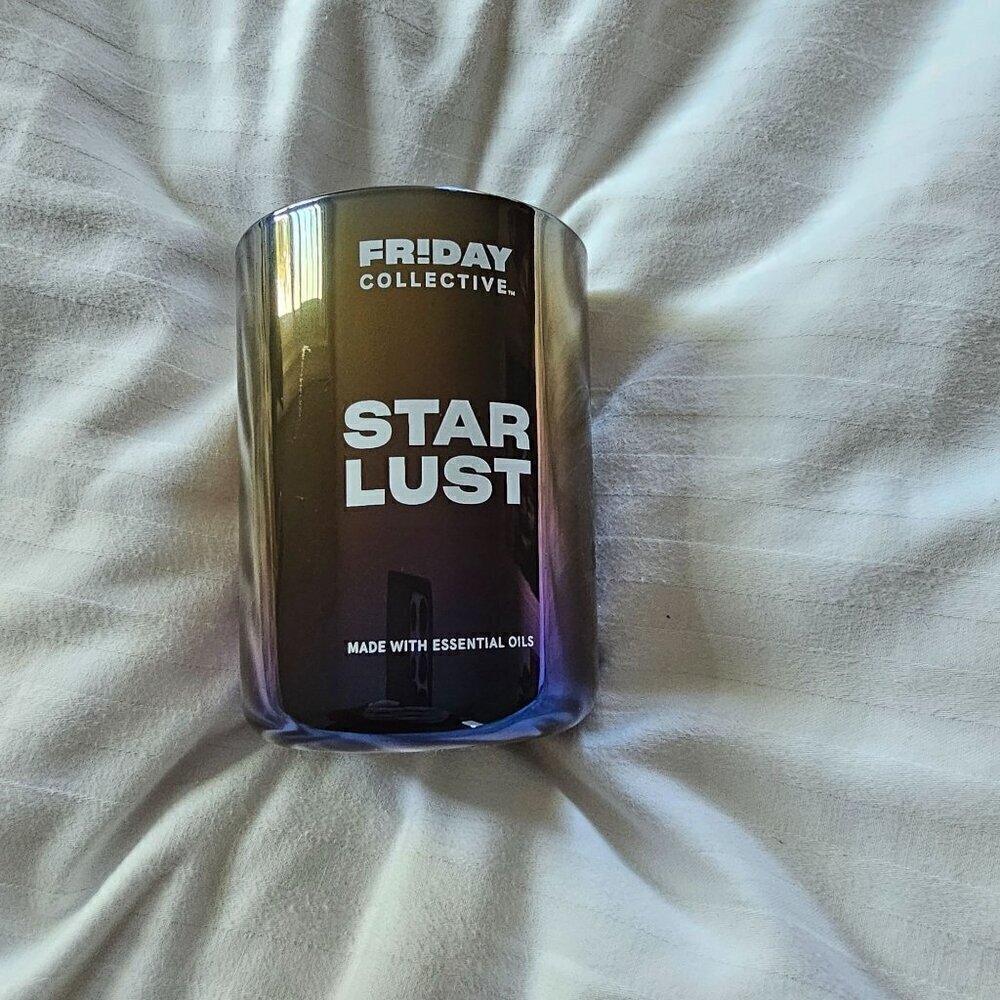 New Friday Collective Star Lust Candle 8 Oz Scented With Essential Oils
